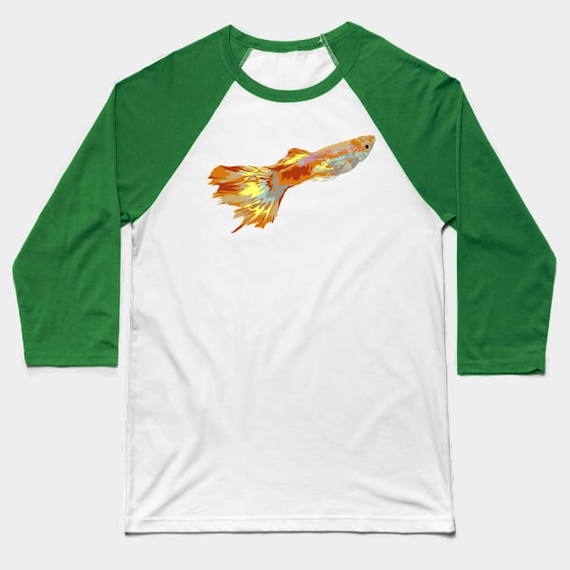 Guppy Baseball T-Shirt by stargatedalek